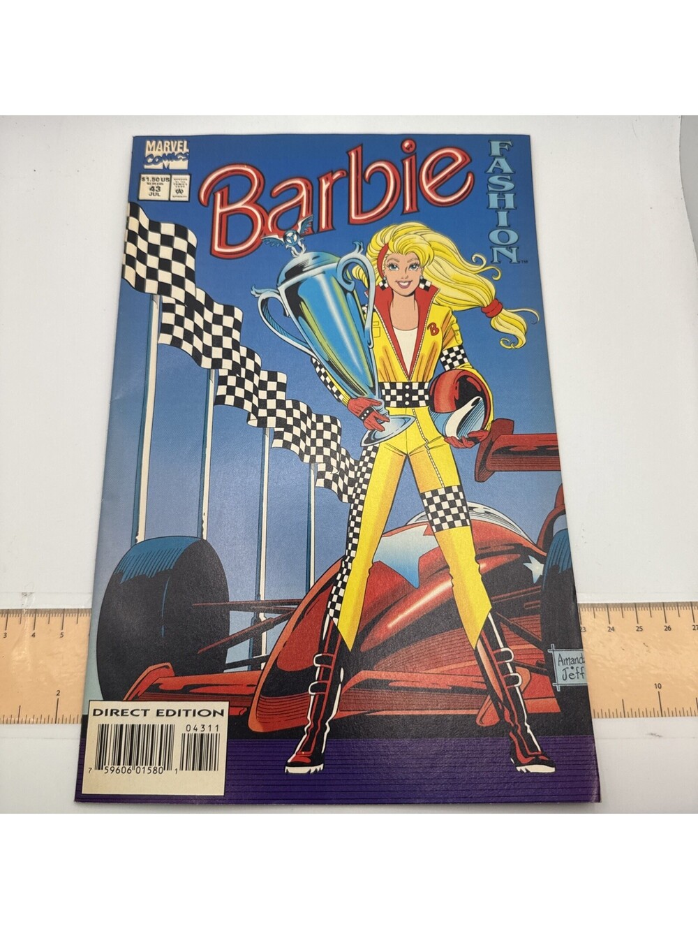 Vintage New Barbie Fashion Comic Mattel Marvel Comic 43 Jul Issue